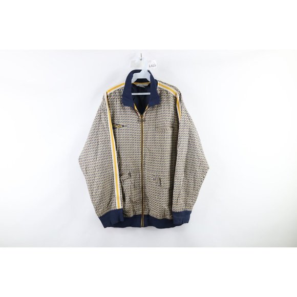 Vintage Nike Mens Medium Harlem Renaissance Rens Spell Out Basketball Jacket